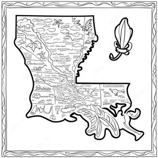 Louisiane Pages À Colorier