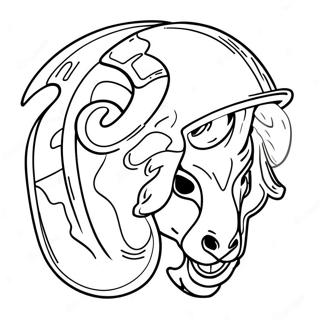 Page A Colorier Logo Des La Rams 18105-15166