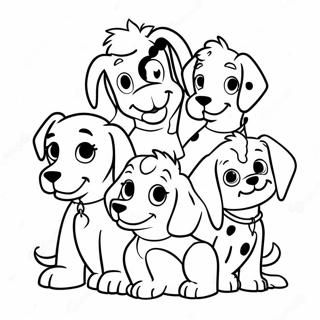 Chiots Amis De 101 Dalmatiens A Colorier 18116-15177