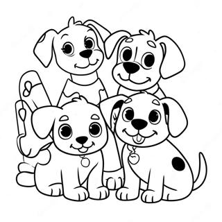 Chiots Amis De 101 Dalmatiens A Colorier 18116-15178