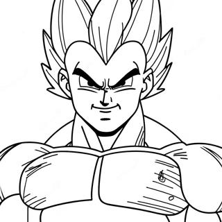 Vegeta Pages À Colorier