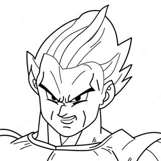 Page A Colorier Vegeta Super Saiyan En Bataille 18226-15273