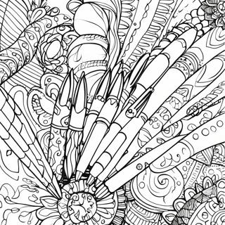 Page A Colorier Designs De Stylos Colores 18236-15281