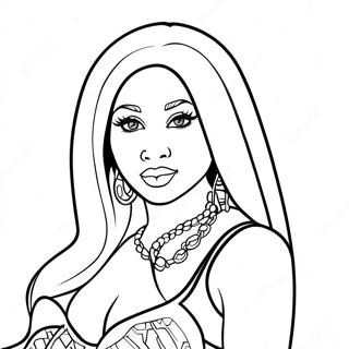 Page A Colorier Nicki Minaj 18255-15295