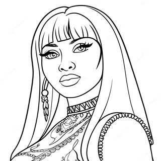 Page A Colorier Nicki Minaj 18255-15296