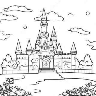 Page A Colorier Chateau Colore De Legoland 18266-15307