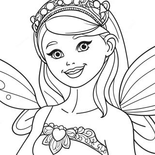 Page A Colorier Fee Barbie 18275-15310