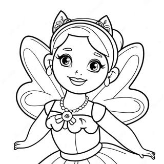 Page A Colorier Fee Barbie 18275-15311