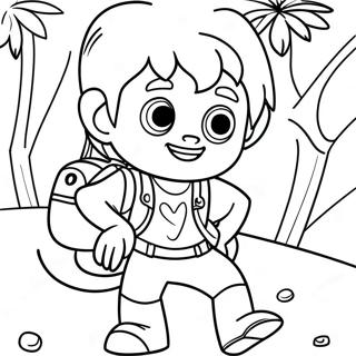 Page A Colorier Go Diego Go 18445-15446