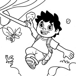 Page A Colorier Go Diego Go 18445-15448