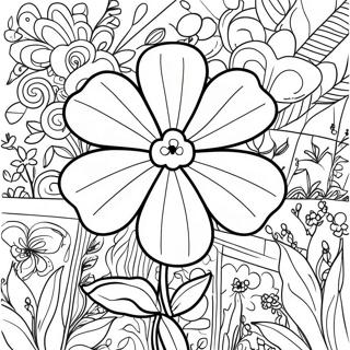 Page A Colorier Trefle 4 H 18485-15480