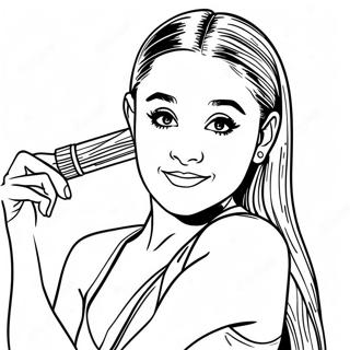 Ariana Grande Pages À Colorier