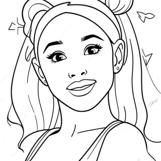 Page A Colorier Dariana Grande 1851-1522