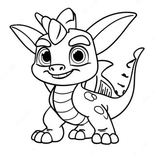 Page A Colorier Spyro Le Dragon Skylanders 18656-15618