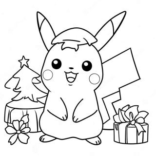 Page A Colorier De Pikachu Noel 1881-1547