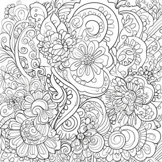 Page A Colorier Motifs Groovy 18848-15766