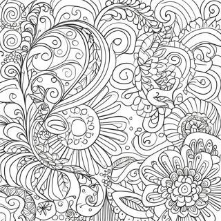 Page A Colorier Motifs Groovy 18848-15767