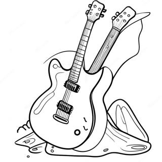 Rock Et Roll Pages À Colorier