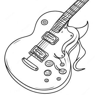 Page A Colorier Guitare Rock And Roll 18858-15774