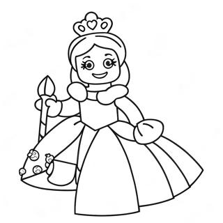 Page A Colorier De La Princesse Lego 18928-15831