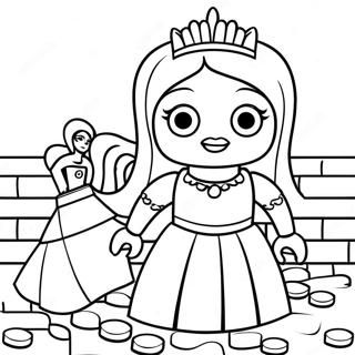 Page A Colorier De La Princesse Lego 18928-15832