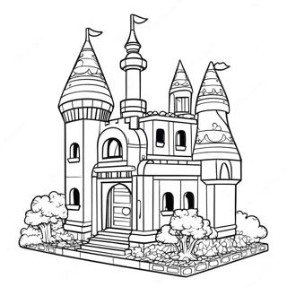 Page A Colorier Du Chateau De La Princesse Lego Etincelant 18929-15835