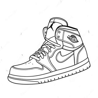 Page A Colorier Des Baskets Air Jordan En Action 19069-15945