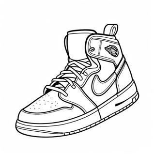 Page A Colorier Des Baskets Air Jordan En Action 19069-15947