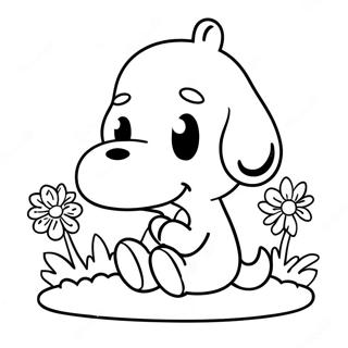 Page A Colorier De Snoopy Avec Woodstock 19159-16017