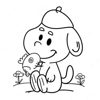 Page A Colorier De Snoopy Avec Woodstock 19159-16018