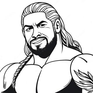 Page A Colorier De Roman Reigns Wwe 19228-16070