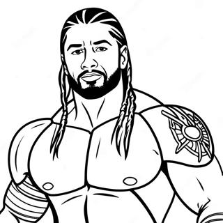 Page A Colorier De Roman Reigns Wwe 19228-16072