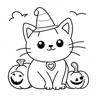 Page A Colorier De Chat Dhalloween 19328-16151