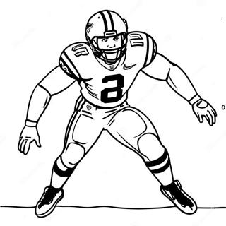 Page A Colorier De Saquon Barkley En Pose Daction 19388-16199