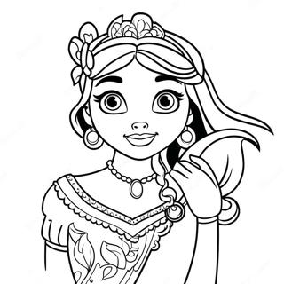 Elena D'avalor Pages À Colorier