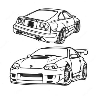 Page A Colorier De Voiture Jdm 19468-16264