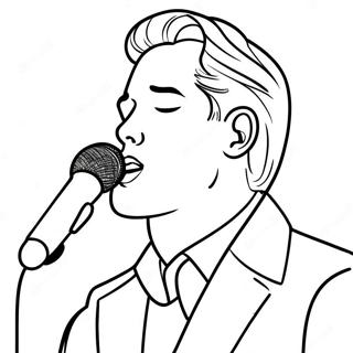 Page A Colorier De Chanteur 19478-16269