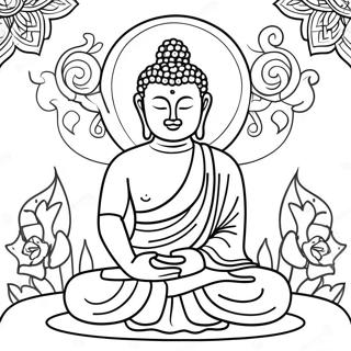 Bouddha Pages À Colorier