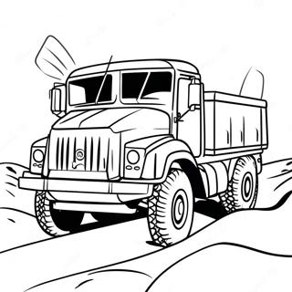 Page A Colorier Camion Militaire En Action 19559-18297