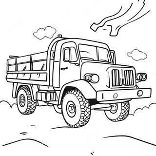 Page A Colorier Camion Militaire En Action 19559-18298