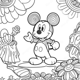 Page A Colorier Disney Psychedelique 19568-18302