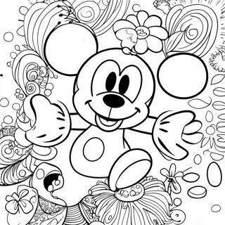 Page A Colorier Disney Psychedelique 19568-18303