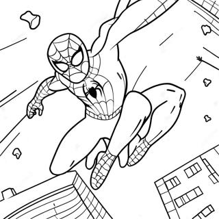 Page A Colorier Spiderman Dans Lespace Parmi Nous 19599-18329