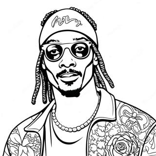 Page A Colorier De Snoop Dogg 19628-18352