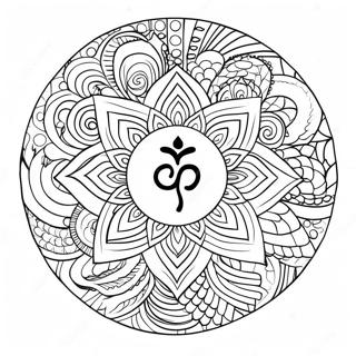 Chakra Pages À Colorier