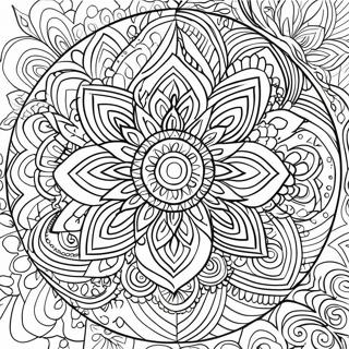 Page A Colorier Du Mandala Chakra Colore 19639-18363