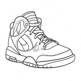 Page A Colorier De Baskets De Basketball Cool 19669-18385