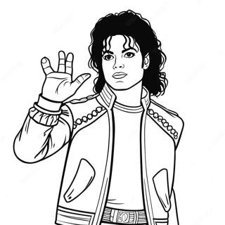 Page A Colorier De Michael Jackson 1981-1626