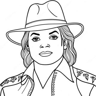 Page A Colorier De Michael Jackson 1981-1627