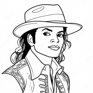 Page A Colorier De Michael Jackson 1981-1628